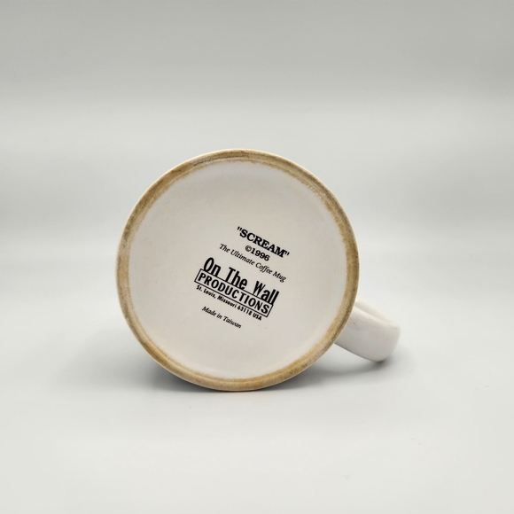 Vintage The Scream Edvard Munch Painting Coffee Tea Mug Cup 1996 - Picture 6 of 6